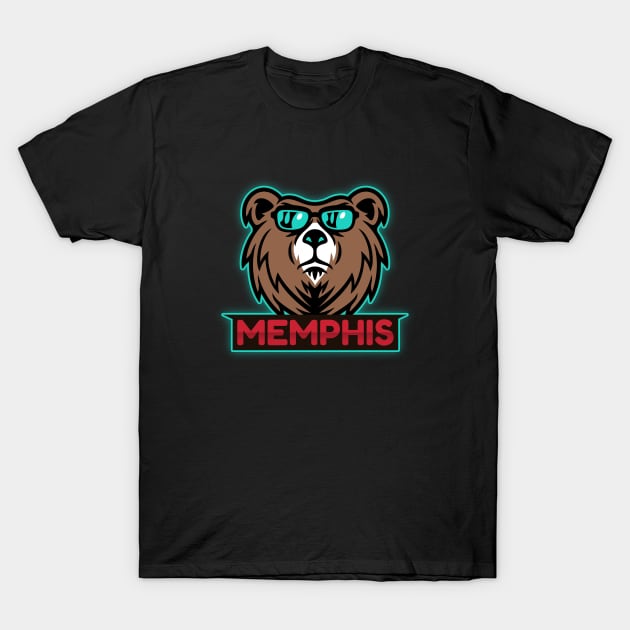 Memphis Grizz T-Shirt by BVHstudio